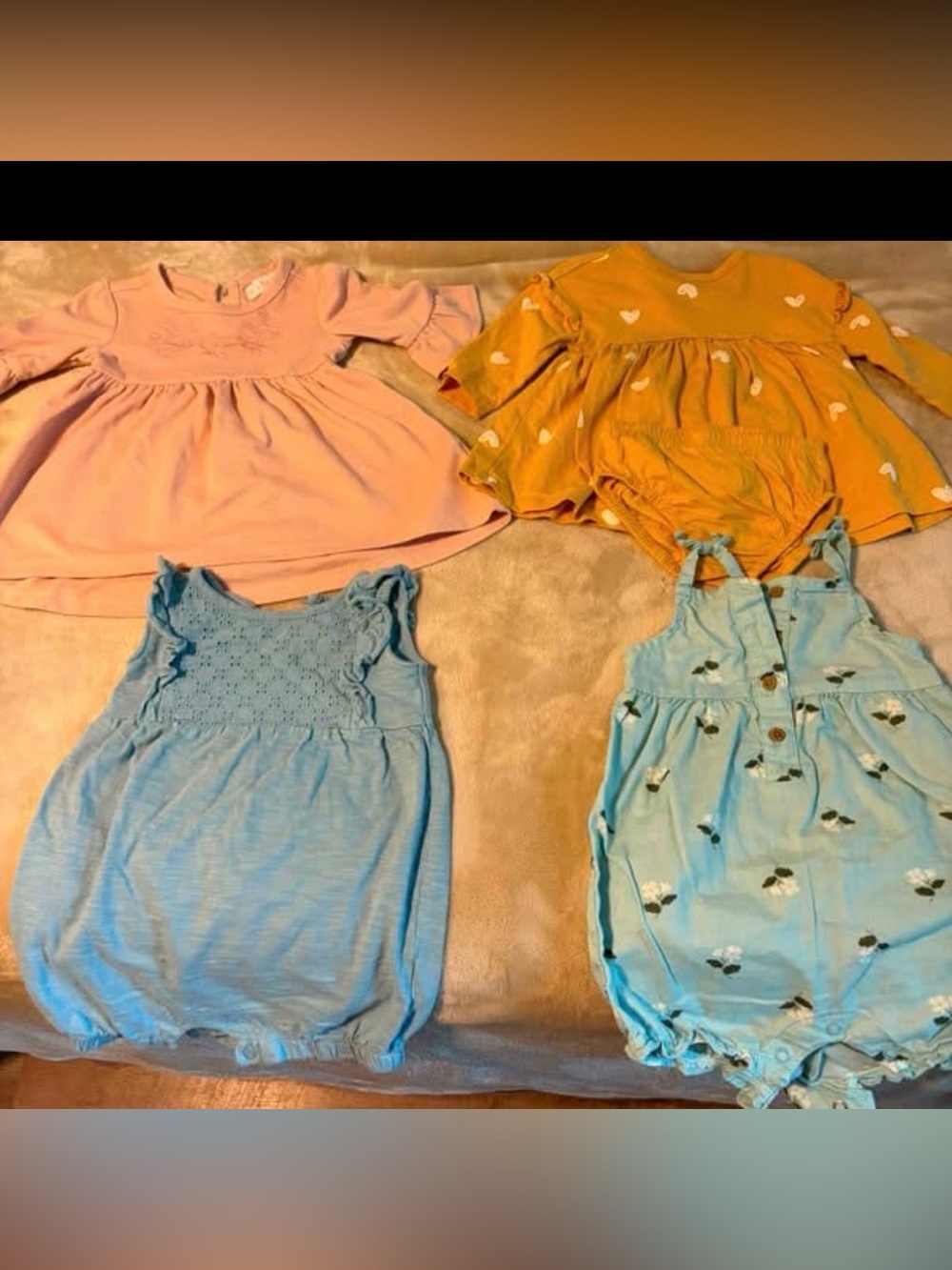 Carters 6/9m baby girl clothes mixed seasons